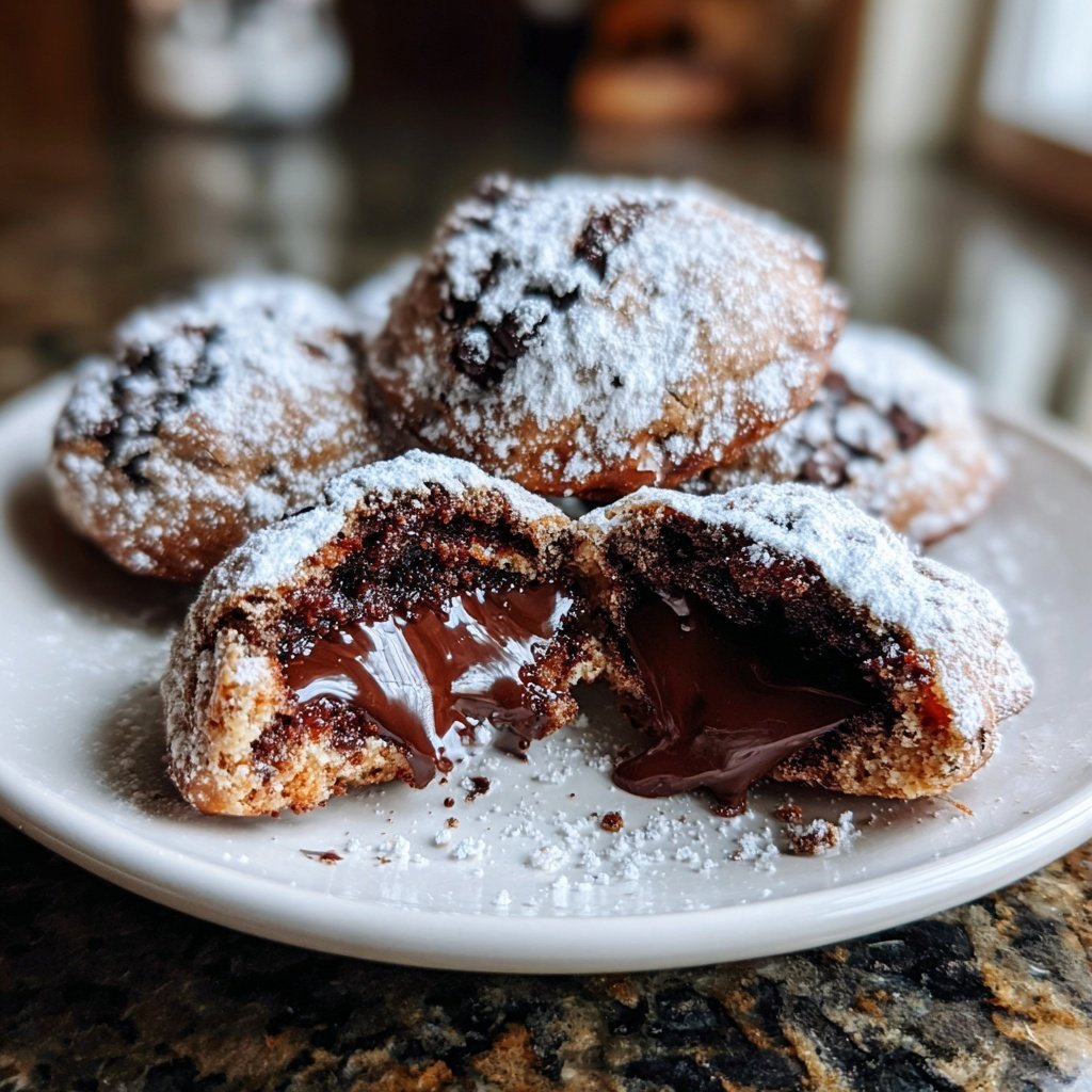 Schokoküchlein mit flüssigem Kern