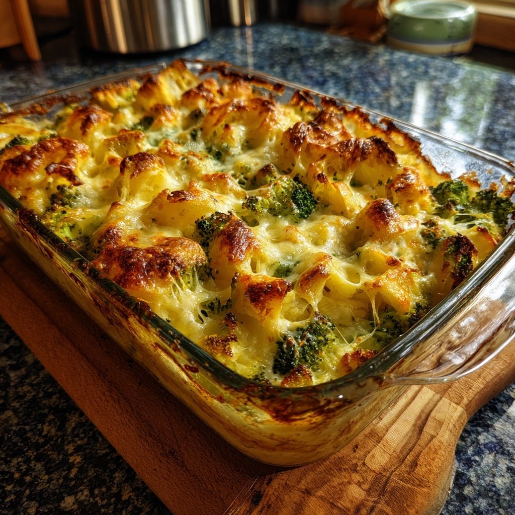 Brokkoli Kartoffel Auflauf Mit Käse