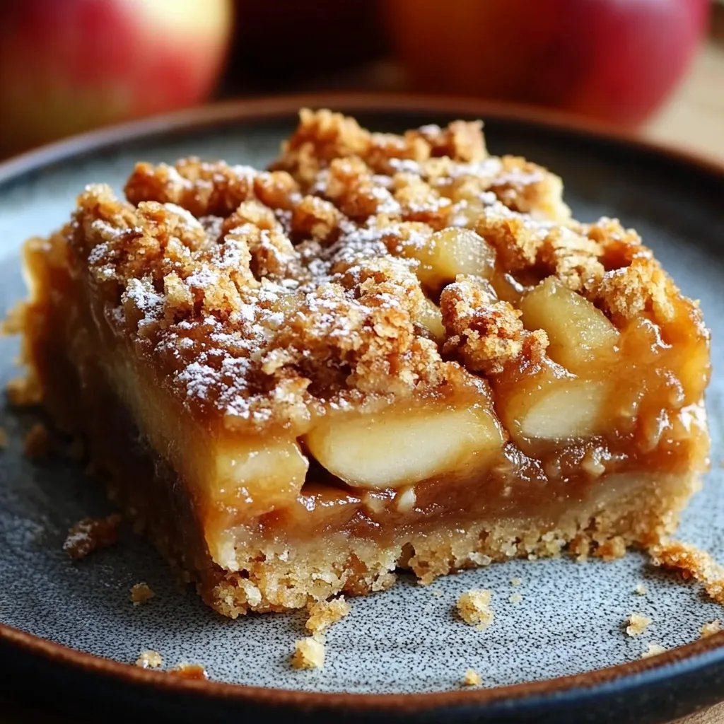 Irresistible Salted Caramel Apple Bars for Fall