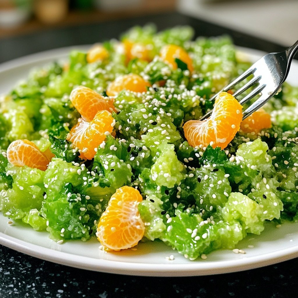 Chinakohl-Salat mit Mandarinen