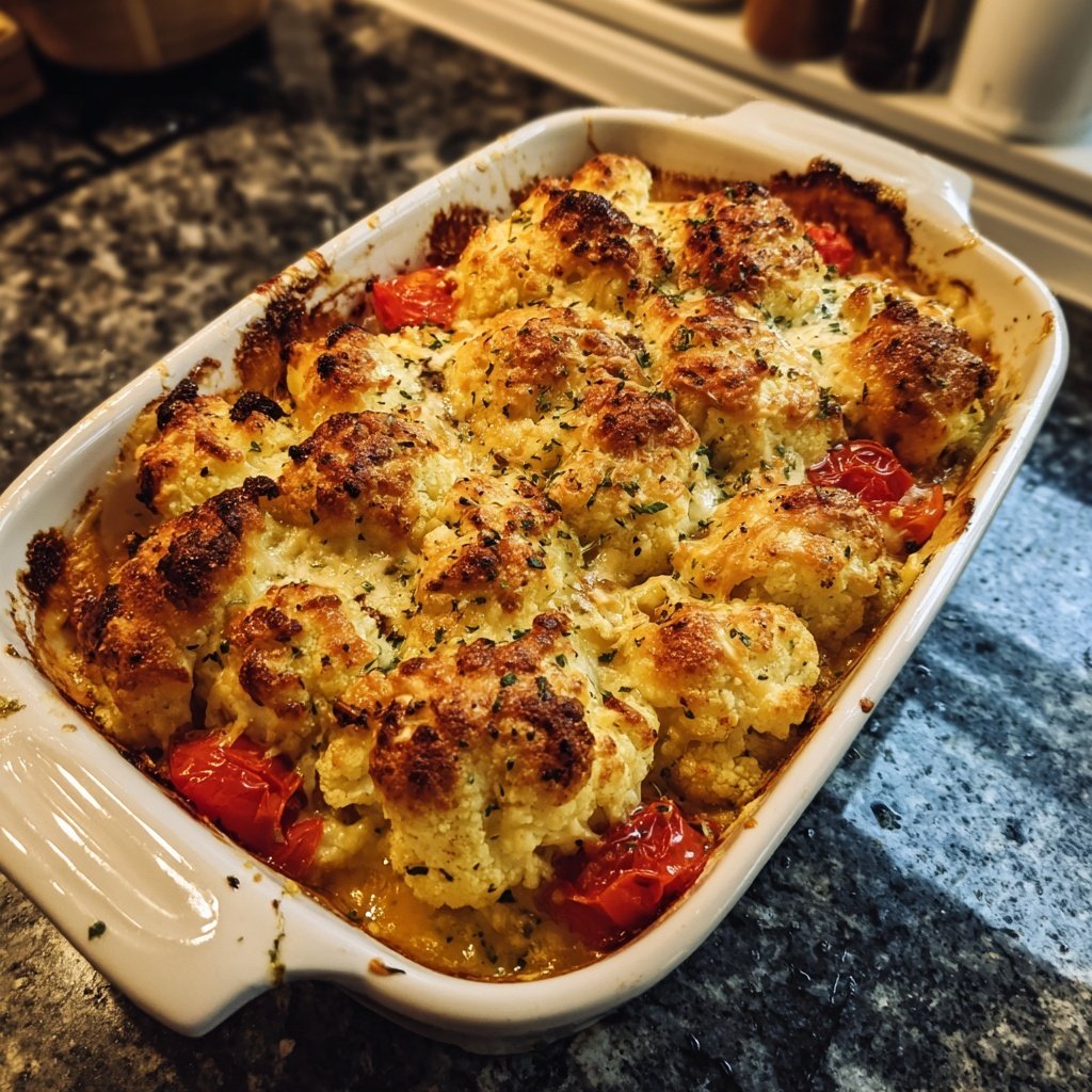 Blumenkohl Auflauf Mit Tomaten