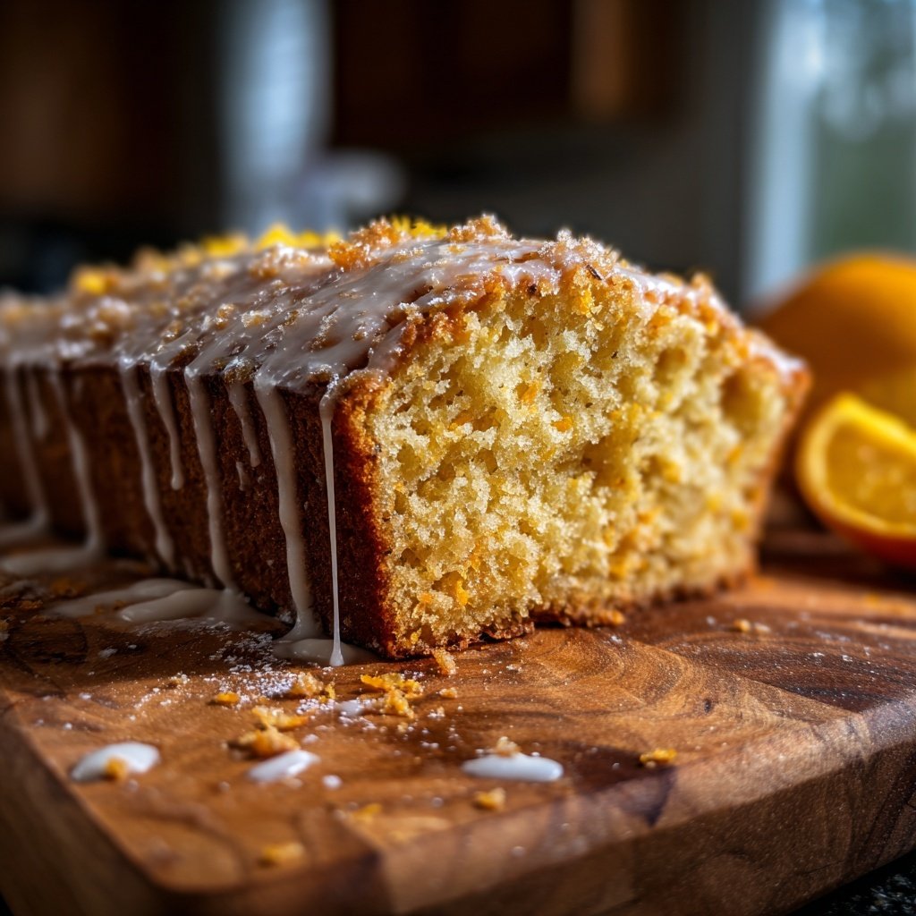 Karottenkuchen Mit Orangensaft Im Teig
