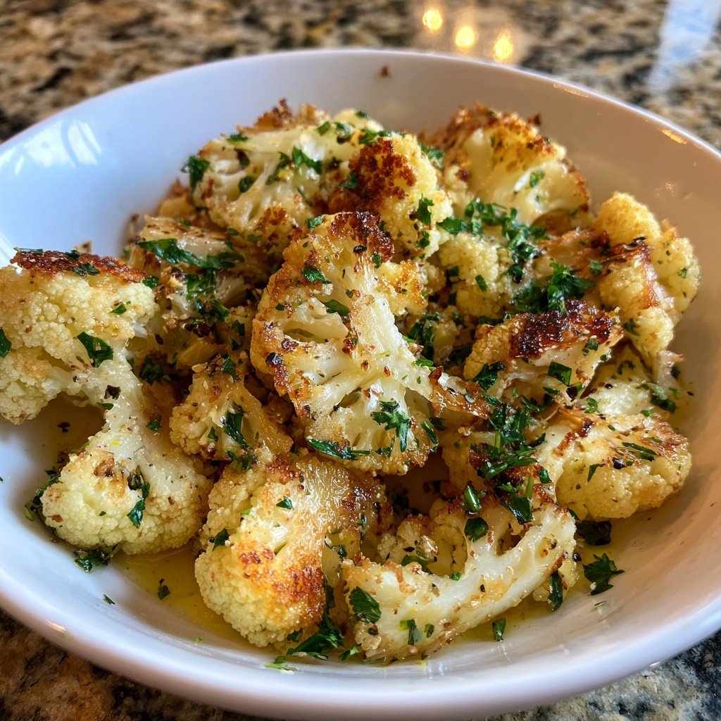Blumenkohl mit Knoblauch