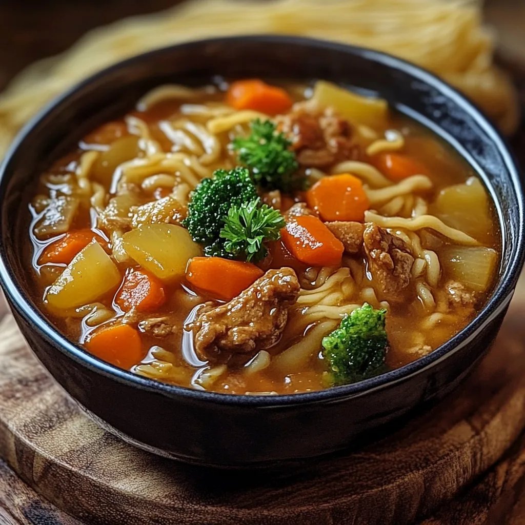 Linsensuppe mit Gemüse