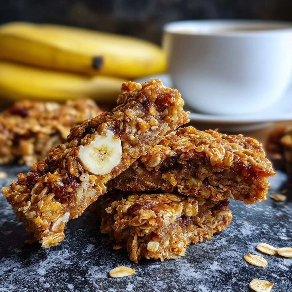 Zuckerfreie Snacks mit Banane und Hafer