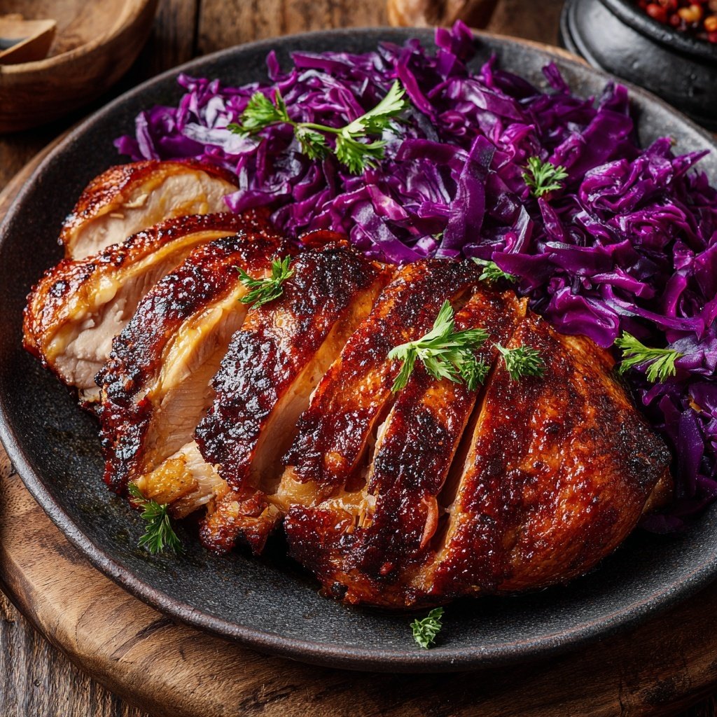 Saisonal & Festlich Weihnachtsgans mit Rotkohl
