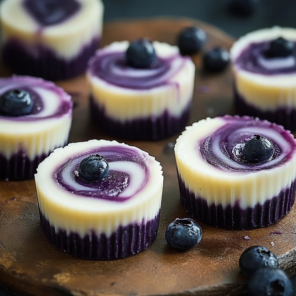 Blueberry Swirl Yogurt Bites