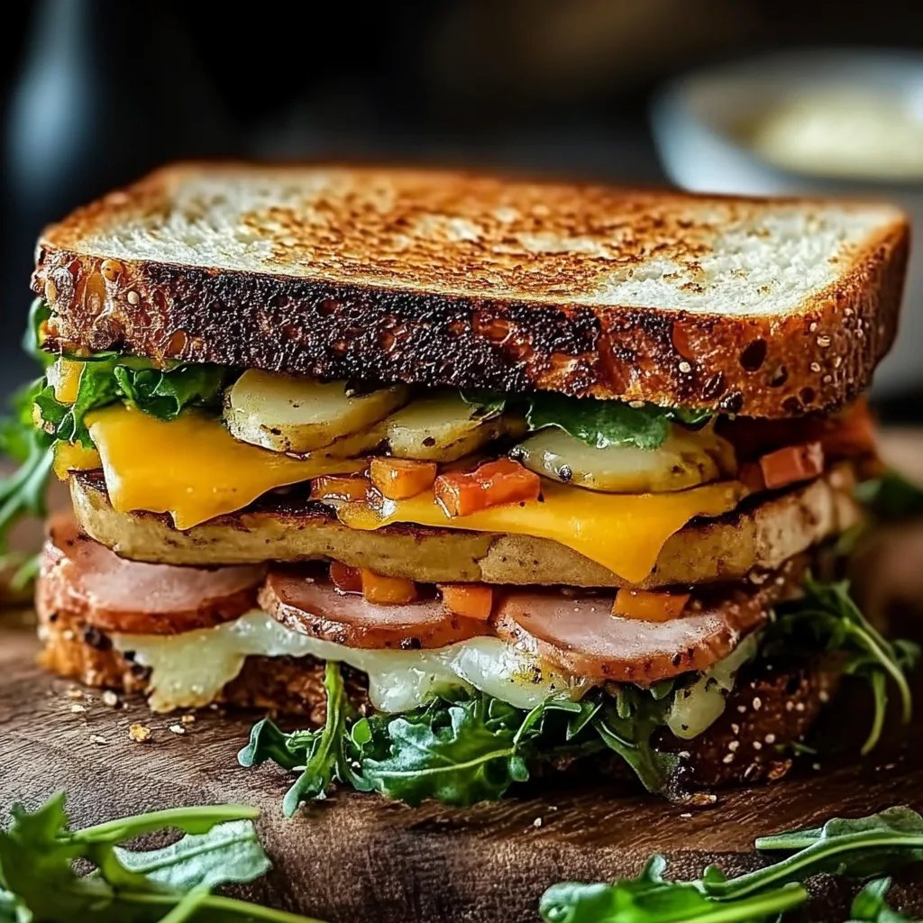 Bauernfrühstücks-Sandwich