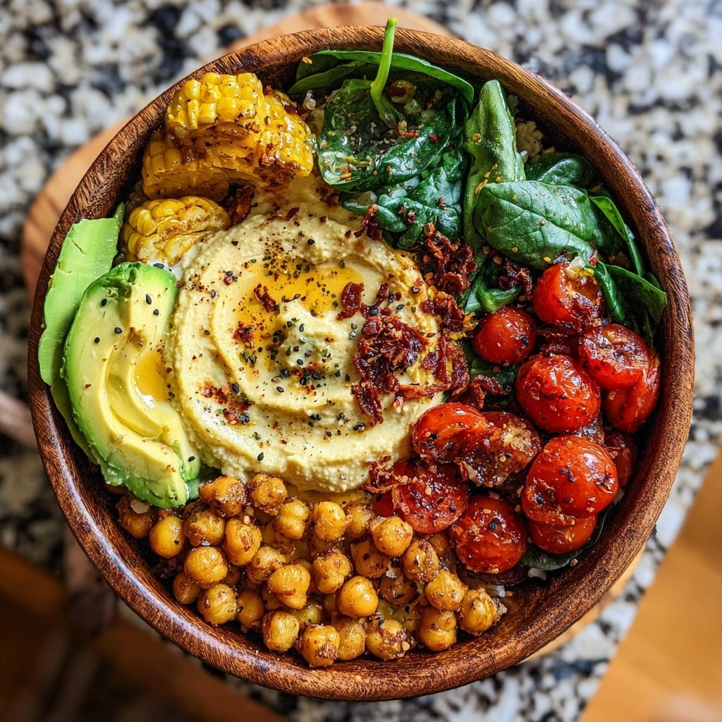 Buddha Bowl mit Kichererbsen