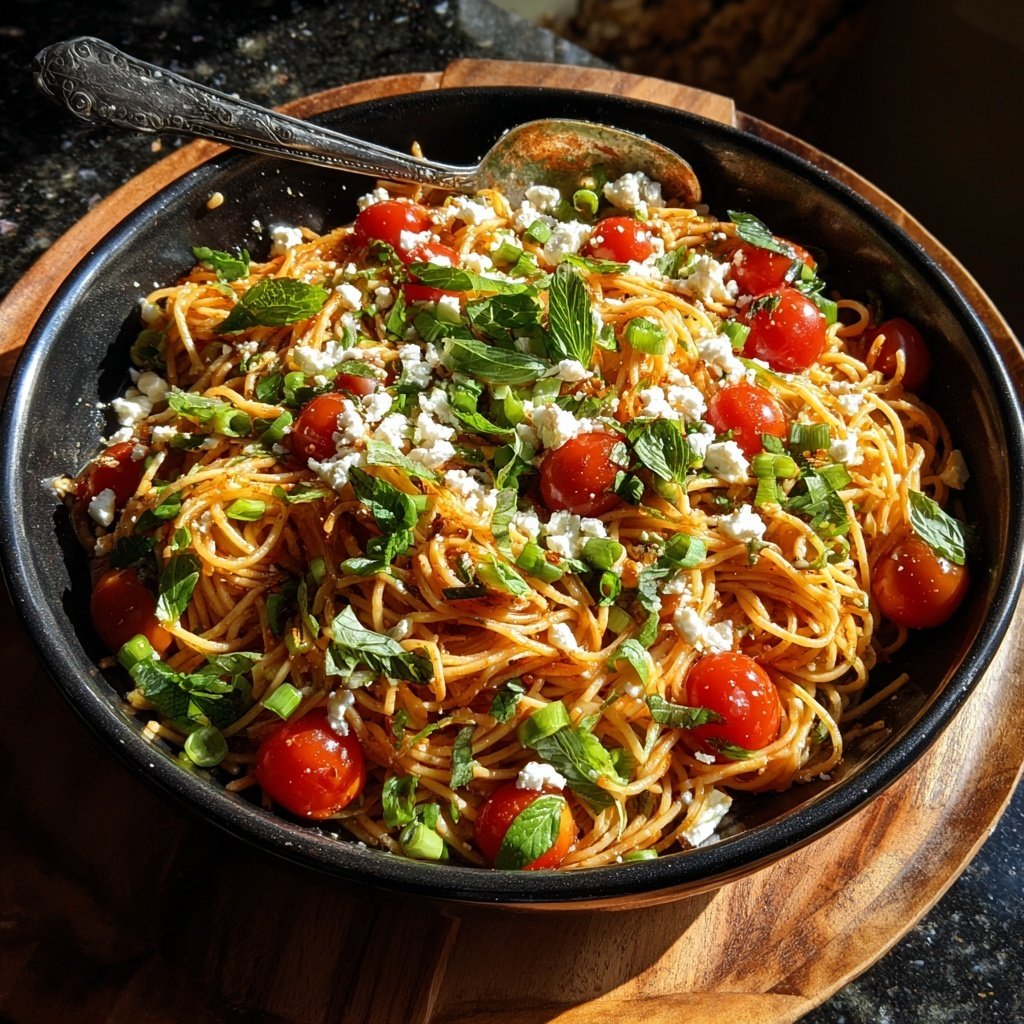 Mediterraner Nudelsalat Mit Sellerie