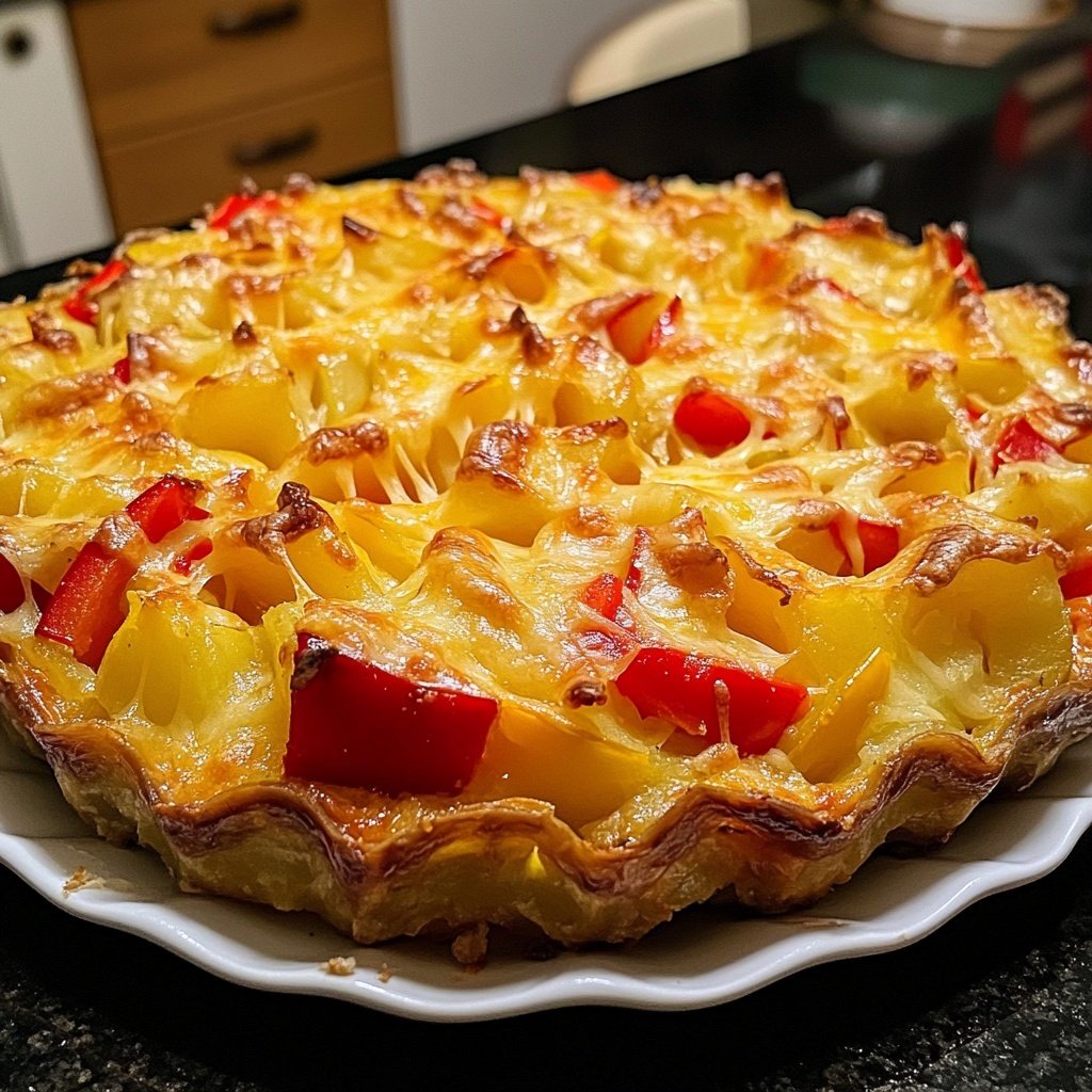 Kartoffelauflauf mit Gemüse