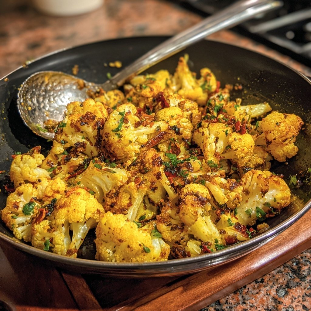 Blumenkohl Pfanne Mit Curry