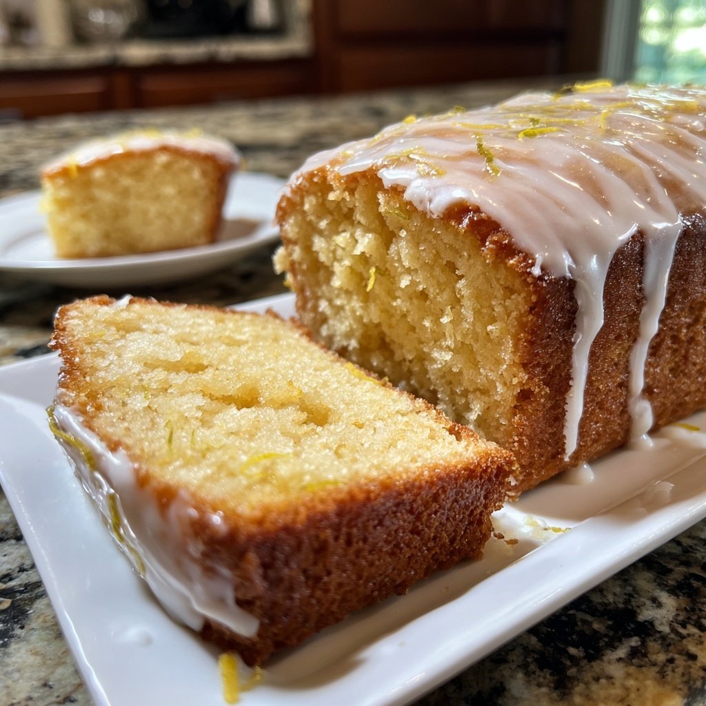 Zitronenkuchen vom Blech saftig