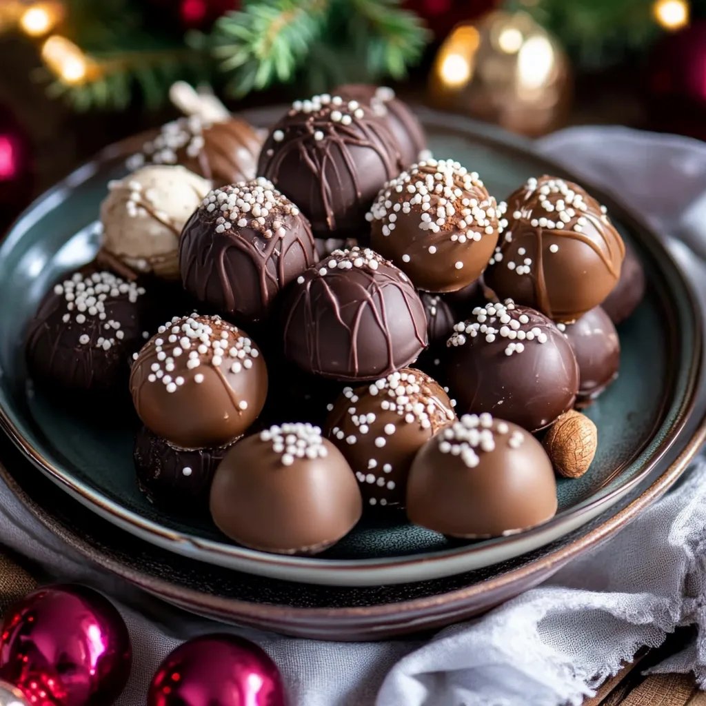 Spekulatius Kugeln - Pralinen für Weihnachten