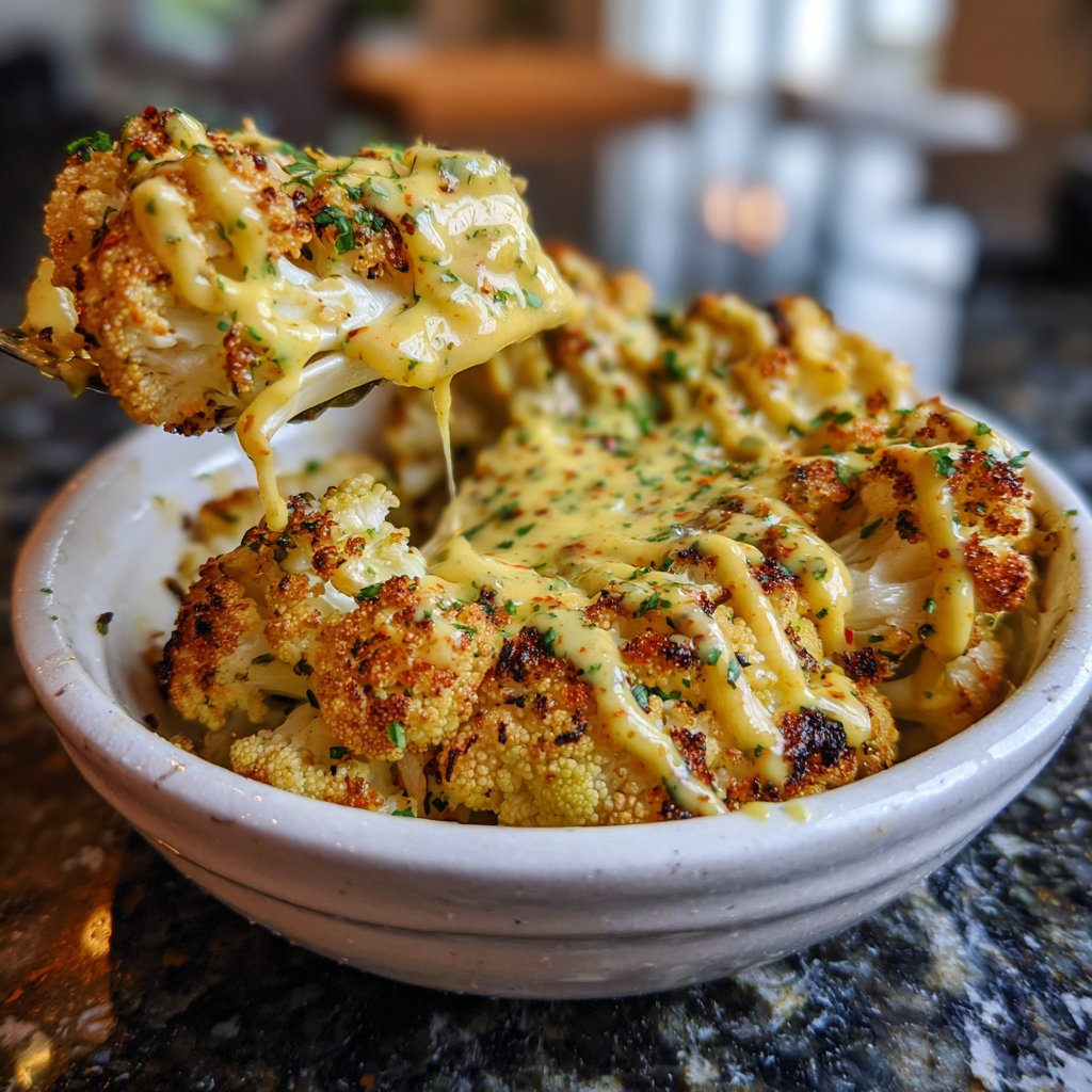 Blumenkohl mit Senfsauce